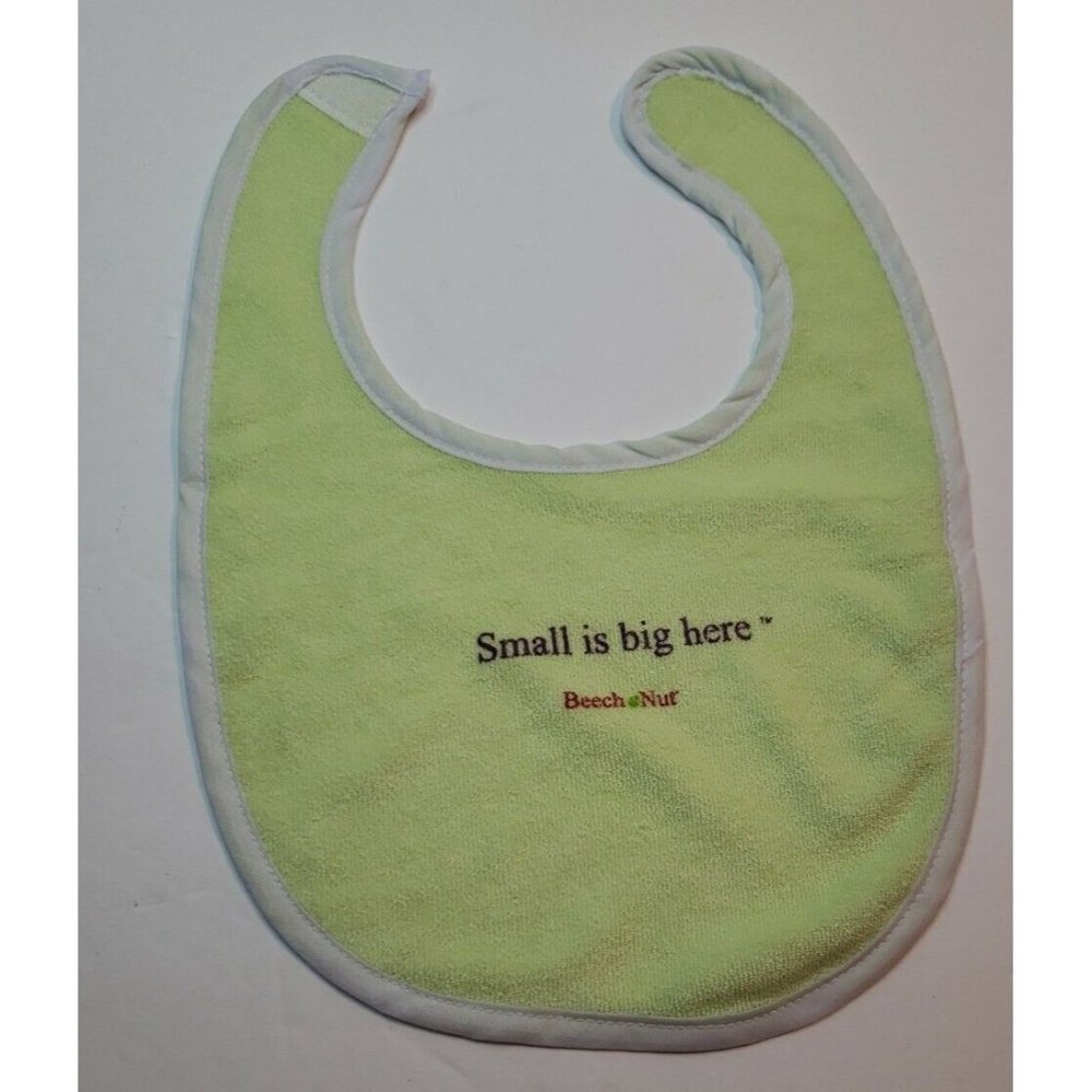 Beechnut "Small Is Big Here" Baby Bib